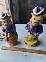1970 and 71 Purple power decanters