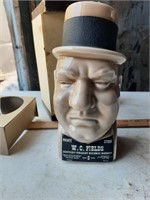 WC Fields decanter with bix