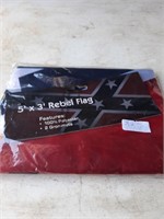 New 5'x3' Rebel flag