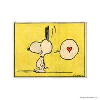 Peanuts, "Heart" Hand Numbered Limited Edition Fin