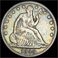 1849 Seated Liberty Half Dollar LIGHTLY