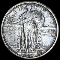 1917 TY1  Standing Liberty Quarter CLOSELY