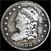 1833 Capped Bust Nickel NICELY CIRCULATED