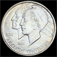1935-D Arkansas Half Dollar UNCIRCULATED