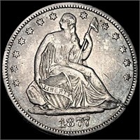 1877 Seated Liberty Half Dollar ABOUT