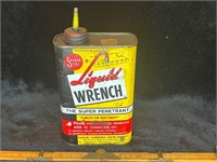 LIQUID WRENCH OILER VINTAGE PINT CAN