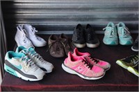 10 Pairs Women's 6.5: Puma, Nike, Skechers, Vans