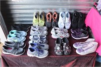 14 Pairs Women's 8.5-11: Nike, Converse, Adidas
