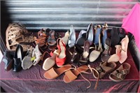 15 Pairs Women's Heels & Sandals 7.5 - 8