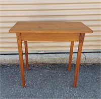 Small wooden table