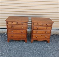 Two side tables with drawers