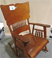 Early 1900s Tiger Wood Rocker