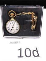 Westclox Pocket Watch with Chain in Original Box