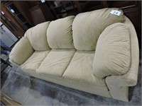 La-z-boy Brushed Suede  Overstuffed Couch