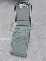 Wrought Iron Rocking Lounger