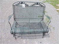 Wrought Iron Patio Glider