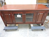 Cherry Finish Entertainment Stand