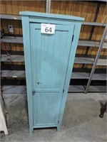 Turquoise Painted Pantry Cabinet