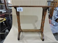 Oak Ornate Accent Table