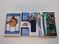 LOT OF 3 GAME USED NUMBERED JERSEY BASKETBALL