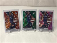 3 Kevin Durrant Mosaic USA Basketball Cards