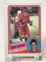 1984-85 Steve Yzerman Rookie Topps Hockey Card