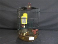 METAL HANGING BIRD CAGE