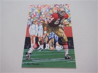 DAVE WILCOX SIGNED GOAL LINE ART /5000