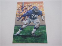 ROOSEVELT BROWN SIGNED GOAL LINE ART 3773/5000