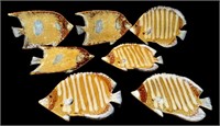 Stoneware Pottery Fish Plates