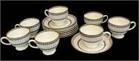 Wedgewood Teacups & Saucers Set