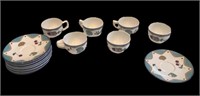 Mikasa Tea Cups/Saucer Plates