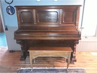 Vintage Piano And Bench