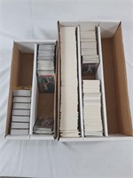 2 open boxes of 97 playoff football cards,