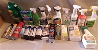 Lg Lot Of Various Clean Supplies Mostly All Full