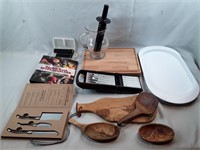 Lot Of Kitchen Items To Include Water Pitcher,