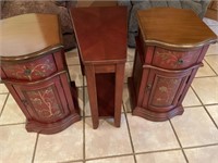 3 decorative side/end tables