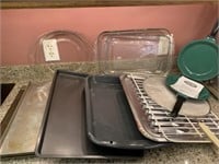 Baking sheets, pans, & dishes, & Flip Jack
