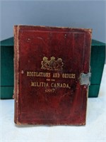 1887 Canada Militia Book