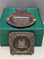 Berlin and Paris Metal Ashtrays