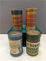 Edison Amberol Records and tubes