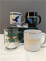 Western US Ski Resort Mugs and Pins