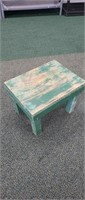 Custom built solid wood footstool, 12 x 16 x 11