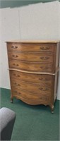 6-drawer vintage upright dresser