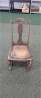 Antique solid wood project rocking chair /