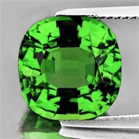 Natural Vivid Chrome Green Tsavorite Garnet 1.05 C