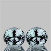 Natural  Aquamarine Pair 8.48 Cts {Flawless-VVS}