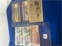 Lot Of Paper Money Canada & Saudi Arabia