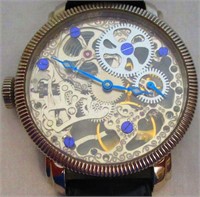Akribos XXIV Automatic Skeleton Dial Wrist Watch