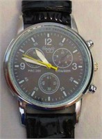 Sloggi Chronograph Wrist Watch Leather Strap